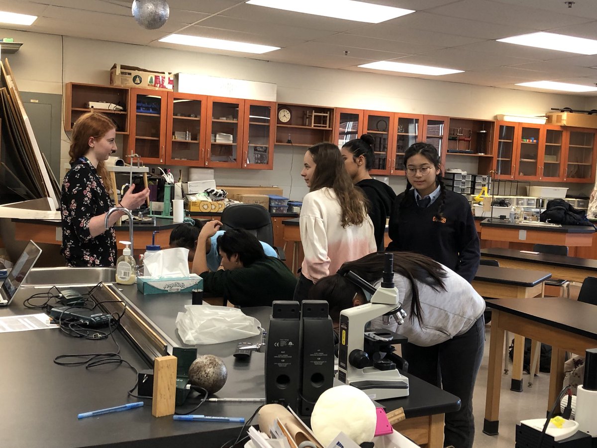 So fortunate to have grad from class of 2013 speak to my class about molecular genetics