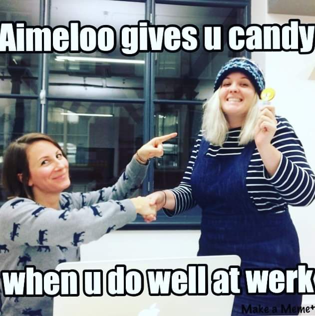 ritacervetto's tweet photo. Found a cute pic! Missing having all the lols and the learnz with you two: @aimeeeedia @LucyDaisy 🙃 #servicedesign #friendies #designer #ucd #ThursdayThoughts #designthinking 😎😎🍭🍬🍭🍫🍬 https://t.co/8svr1KsHSo