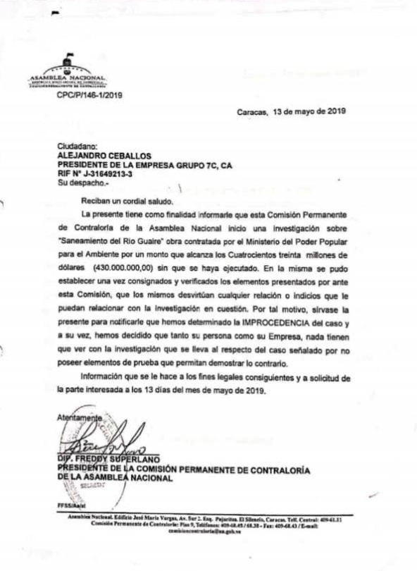 maibortpetit's tweet photo. Comisión de Contraloría de la @AsambleaVE dio "cartas de buena conducta" al empresario Alejandro Ceballos Jiménez señado en informe del Banco Central de Curazao sobre el intervenido Banco del Orinoco del banquero Víctor Vargas por blanqueo de capitales 
https://t.co/OaaxbrRGTG https://t.co/2o86gXlUeE
