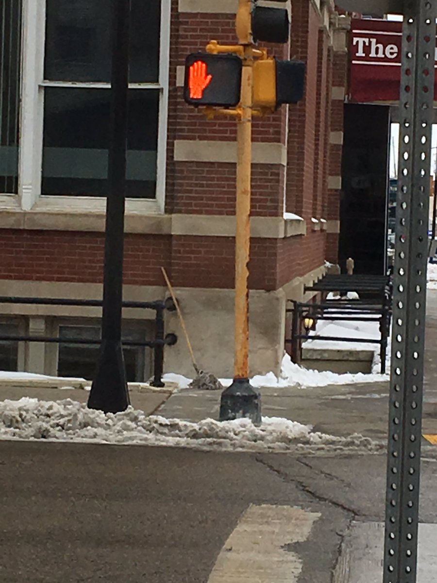 HoustoA's tweet photo. This morning I witnessed an altercation between 2 folks where one guy threw a mop at another guy. Yes a mop. Someone picked it up and set it nice against the rail. #overheardatcoschedule #DTFargo #iHaveTheBestViews https://t.co/0idk9sHrHn