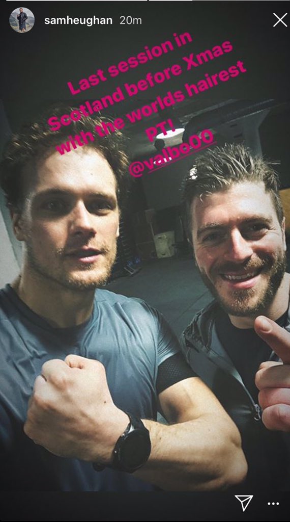 TeresaHolm13's tweet image. Sweat fest before all that MPC2020 planning! What’s in store for #MPC #SamHeughan #Valbo00 🤔