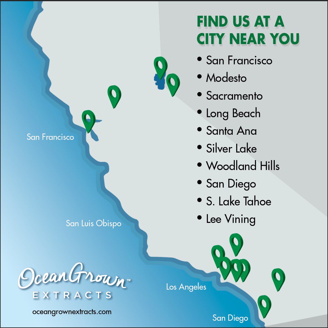 OGextracts's tweet image. 📍Come say #high. 

@TopangaAtrium #ProjCanSOMA
@KindFarma #TahoeWellness
@CherryConnected #OGCollectiveCatCity
@MankindCannabis #RamonaCannabisCo
#OrangeCountyCannabisClub
@Chronic_LB #TheSpotForYou
#GreenTioga #TruLeafCannabisCo
#AbatinSacramento #SilverLakeCaregiversGroup