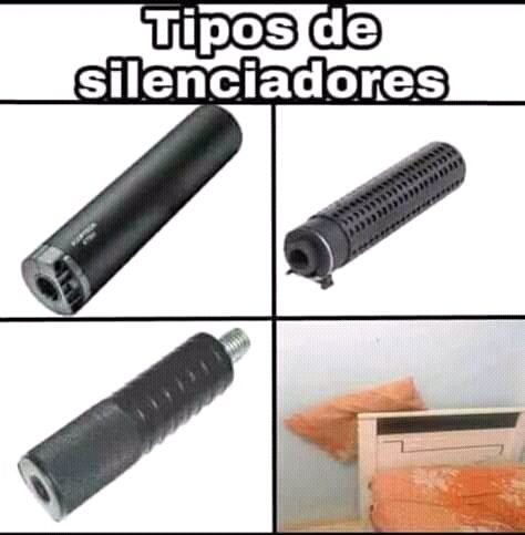 exlosernow's tweet photo. tipos de silenciadores https://t.co/TO1lcxiMVA