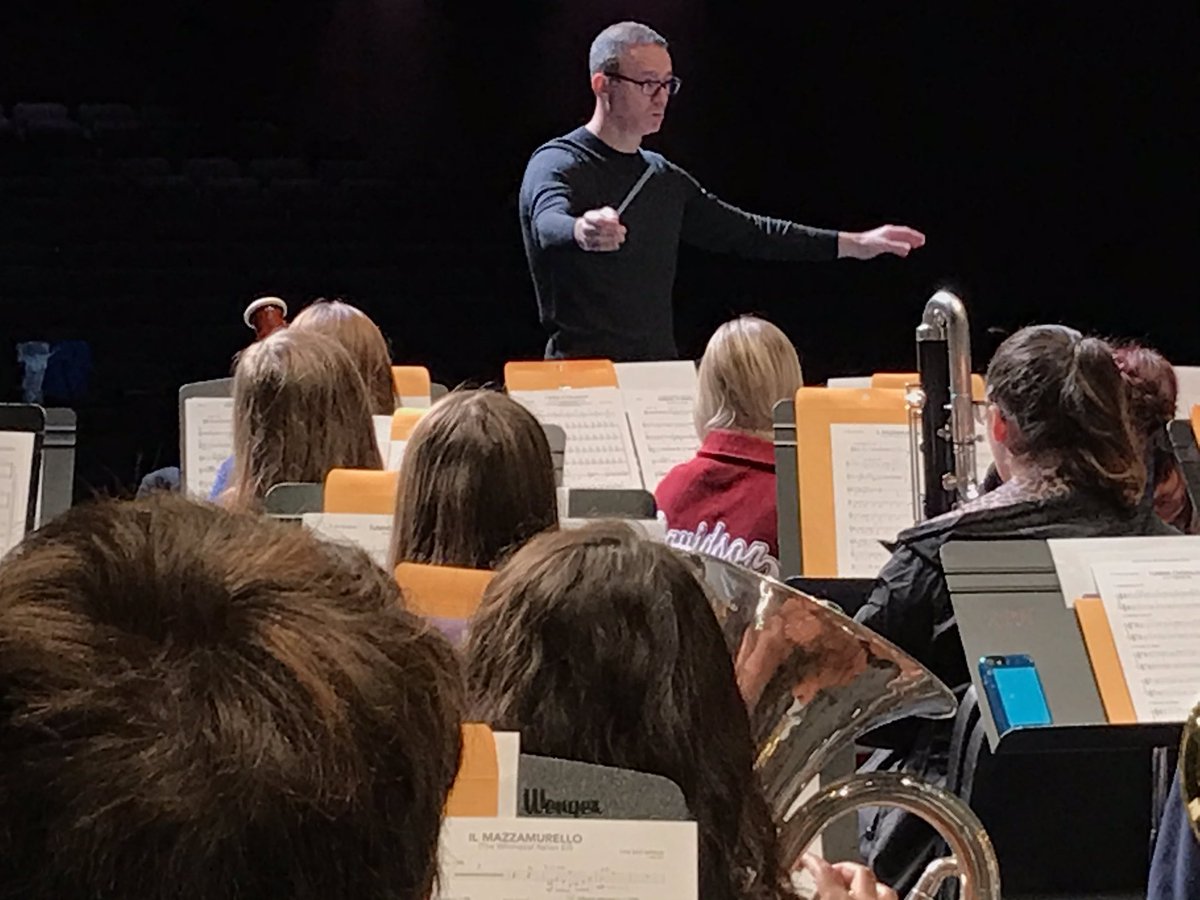 ucaband1's tweet photo. UCA Homors Wind Ensemble Clinic with composer Brian Balmages in Reynolds Performance Hall. #UCABand #talentedstudents #goodmusic https://t.co/ZY26hyz7qi