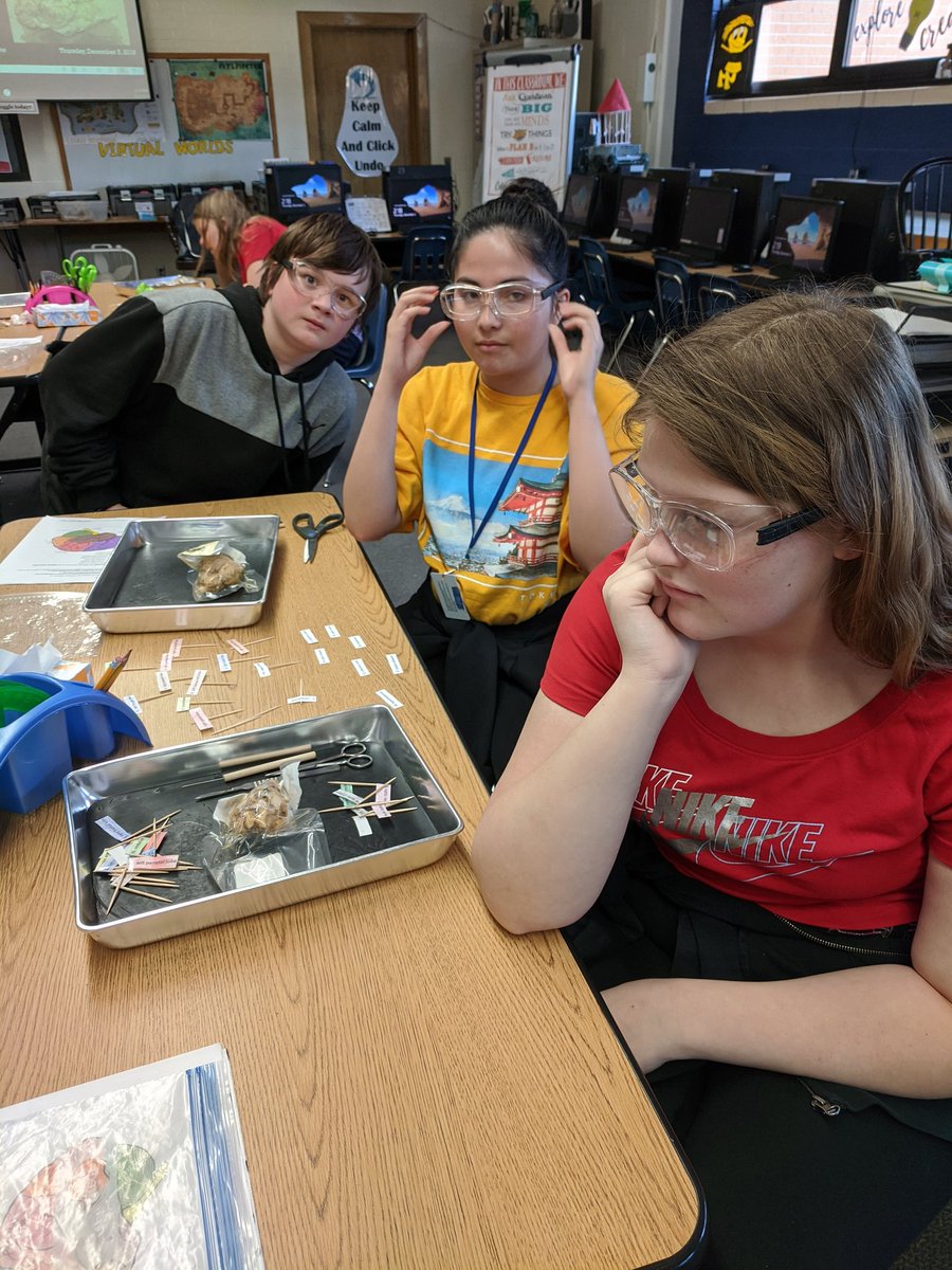 hadleypltw's tweet photo. We are busy with our prep work for tomorrow? #braindissection #kspltw #hadleyrocks @HadleyUSD259 https://t.co/1yIdDwG9cR
