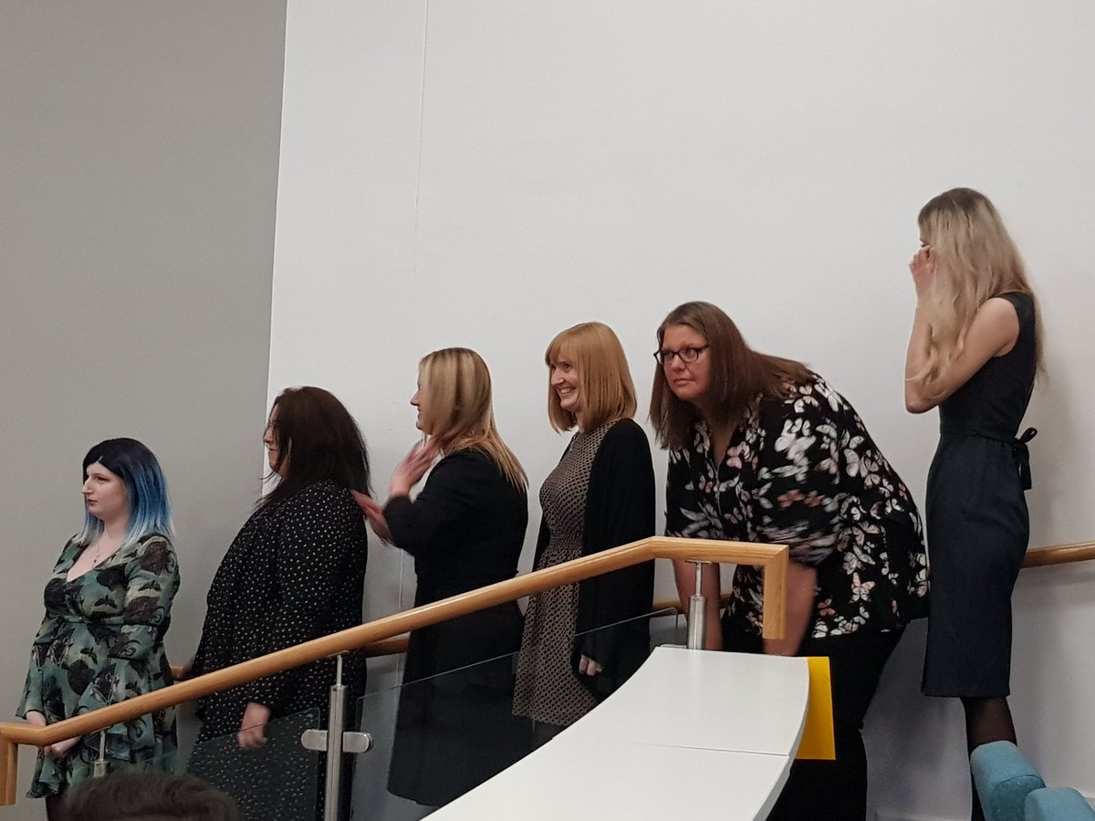 Waiting for their awards well done all!!