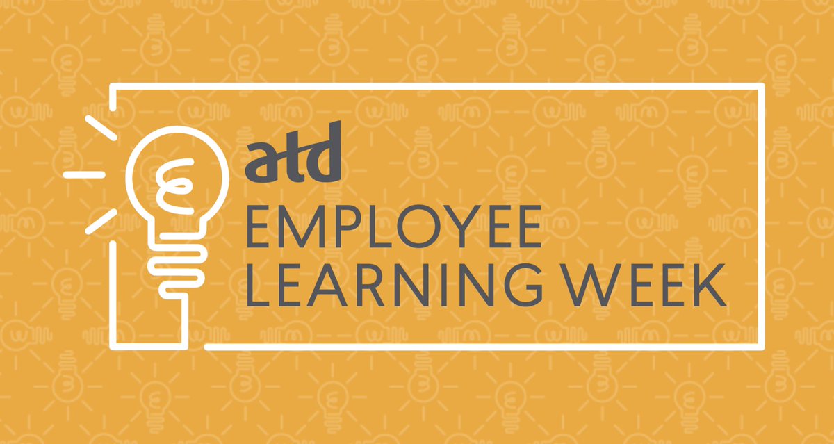 atd's tweet image. Happy #ATDEmployeeLearningWeek! What have you and your organization or @atdchapters done to celebrate? 

Don&apos;t forget to browse resources and fill out the form to get your Champion of Learning certificate: bit.ly/38ax28T