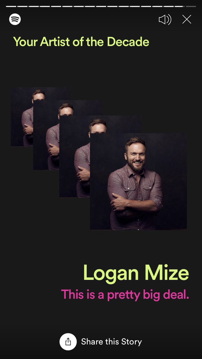 J_Mart_20's tweet photo. Without question @LoganMize #spotifywrapped https://t.co/dSWmMPe6zO