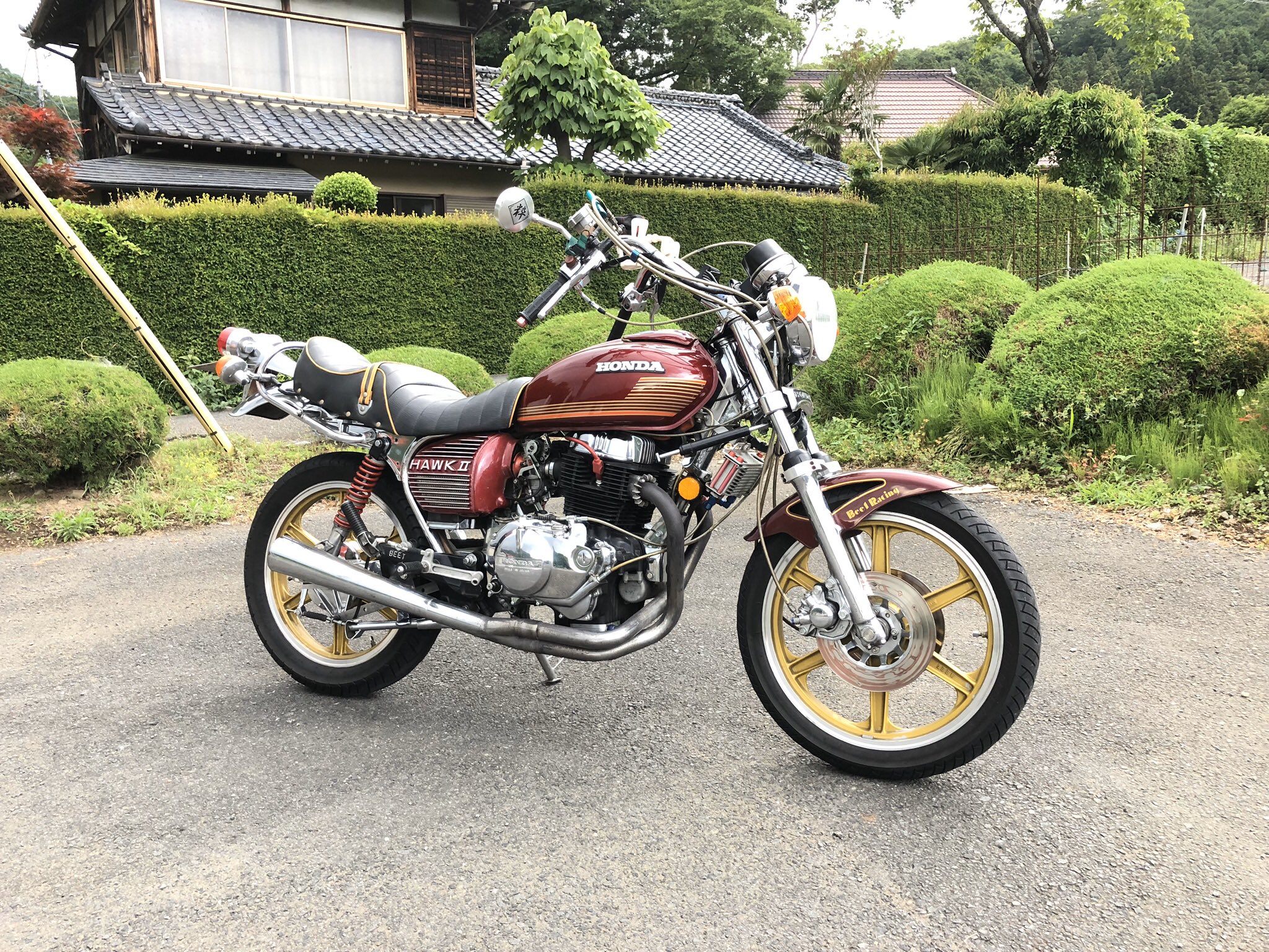 ホークキャストホイールCB250T CB400T CB250N CB400N