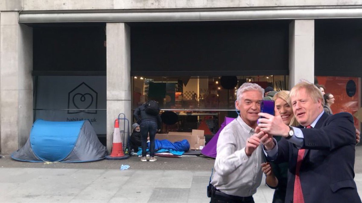 YourSyd's tweet photo. @Schofe you have truly and #spectacularly #FAILED at #EPIC level. I am not at all surprised at the well deserved #flak you are getting posing with that openly #racist #misogynist #homophobic #sexist #BorisJohnson ๐ #philipschofield #itv #BorisTheCoward #GE19 #page48 #selfie https://t.co/N6vuOuUJfx