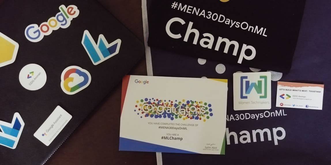 DscZarqa's tweet photo. Let’s celebrate with our Core Team about their success!🎆
Expecting for a big achievements on the way!💪
Continue breaking your own records! Congrats!🤩

#MENA30DAYSONML Challenge !
#DeveloperStudentClubs
#MENADSC

@GoogleArabia 
@abid_salim https://t.co/kSRGkjYPbB
