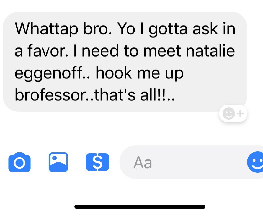 MikeFromDelran's tweet photo. I’ve had a lot of odd requests since I call the station often...but this takes the cake. FYI bud, I’ve never met @NatalieEgenolf lol #creepmove https://t.co/5r9jxqjZU4