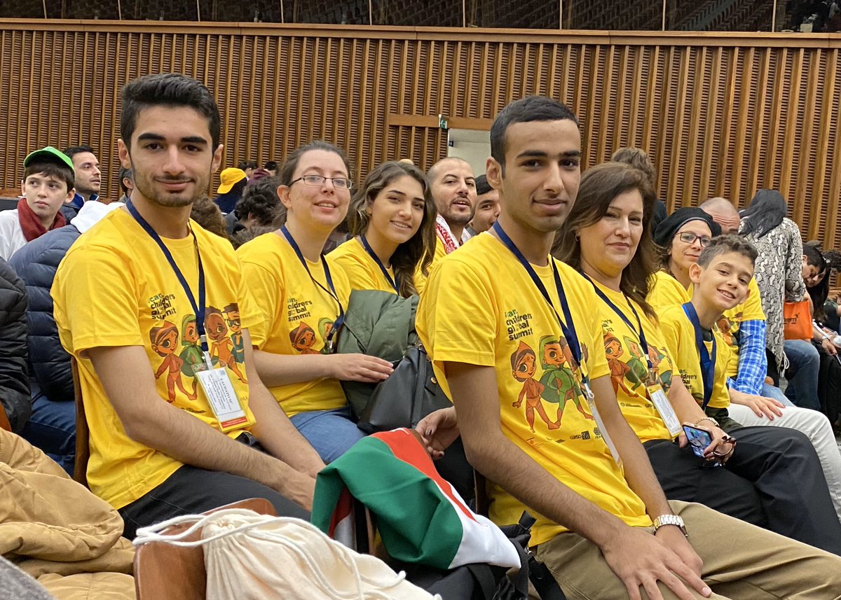 DFCJordan's tweet photo. Amazing event #icanchildrensummit #PopeFrancis #designforchange #dfcworld #kiranbirsethi #rome #thevatican #globalfamily https://t.co/HVvO6yPJAv