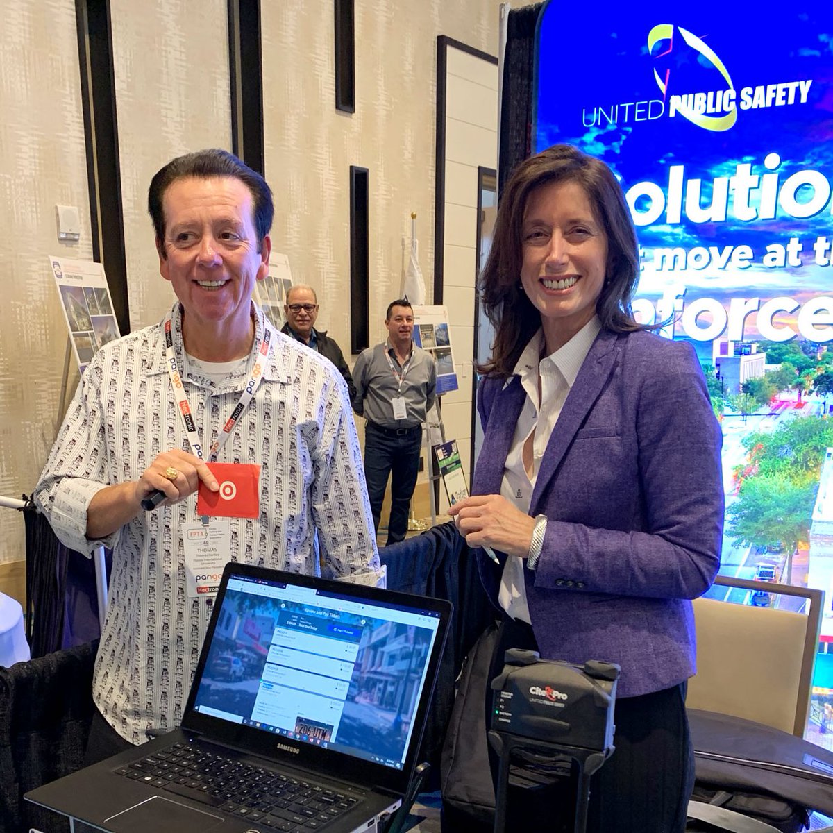 We've enjoyed meeting everyone at the Florida Parking and Transportation Association's Annual Conference &amp; Trade Show #FPTA2019! Congratulations to our big raffle winner, Tom Hartley of FIorida International University!