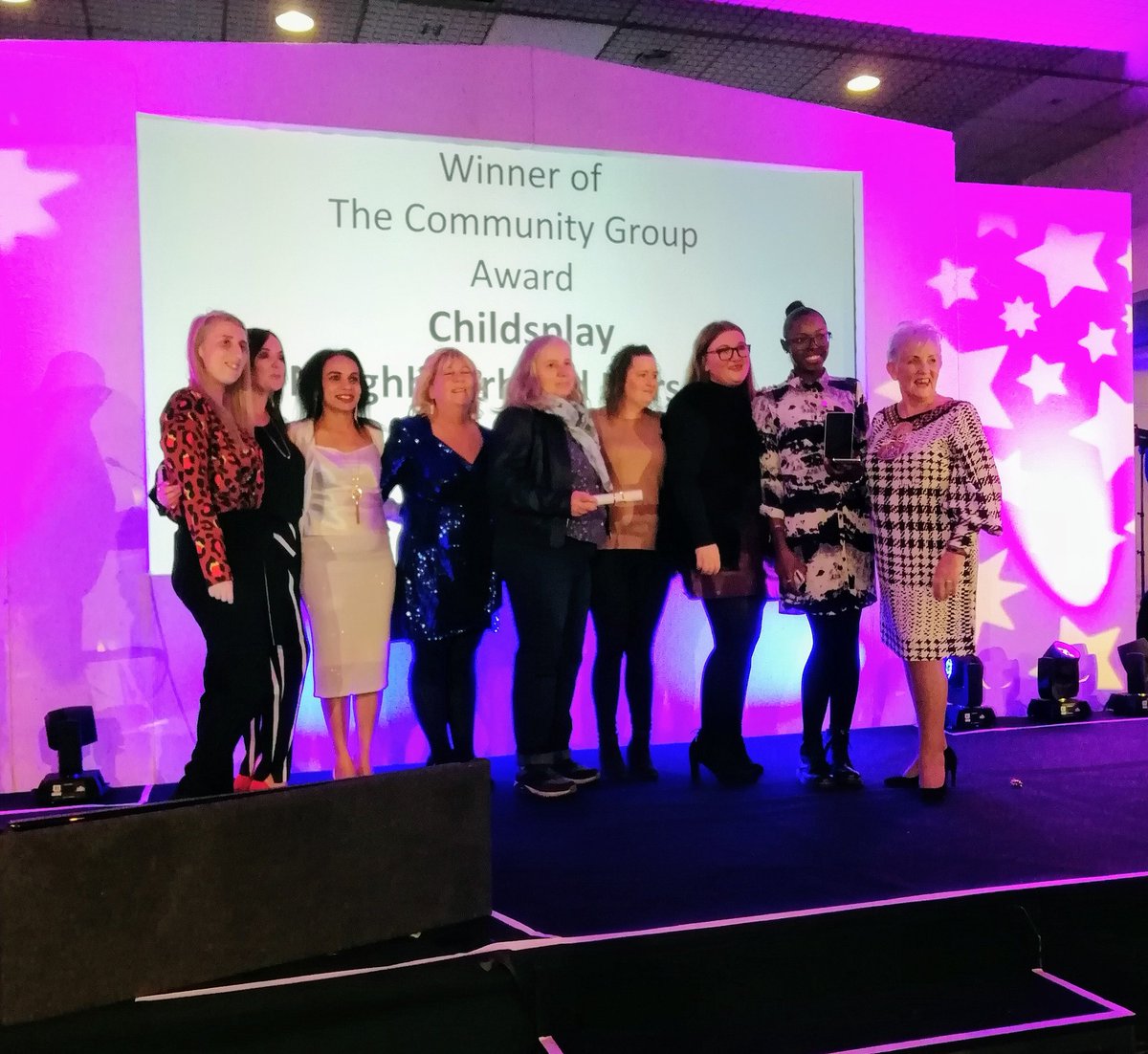 PeopleCanBD's tweet photo. And the winner is...

🌟 Childsplay Neighbourhood Nursery 🌟

#CommunityStars19🌟 https://t.co/TUaAiLbREF