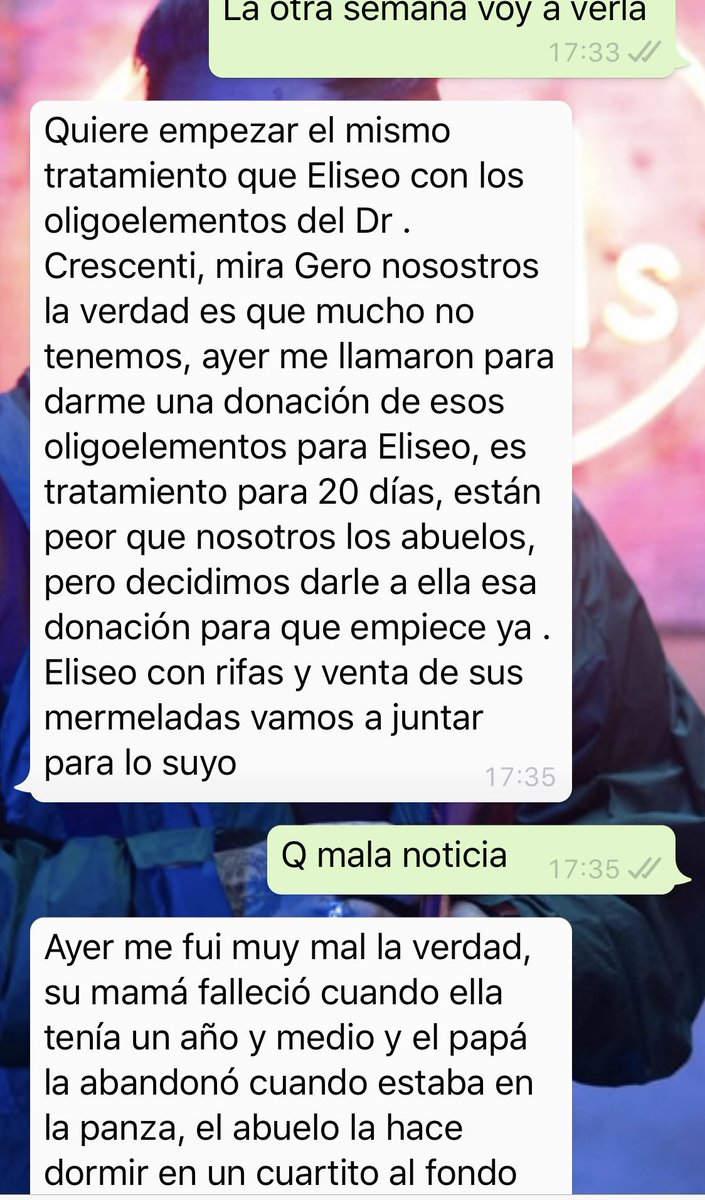 momorelojero's tweet image. Cuando digas que la vida es una mierda, que tenes problemas terribles,que te queres matar, pensa en Jazmín que con 13 años se entero que es terminal y quiere vivir mas que nadie.
Por favor necesito la ayuda de colegas y ustedes para llevarle de todo la semana próxima al Gutiérrez