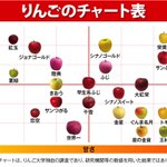 悩んだ時はこれを参考に!りんご選びに役立つ「りんごチャート」