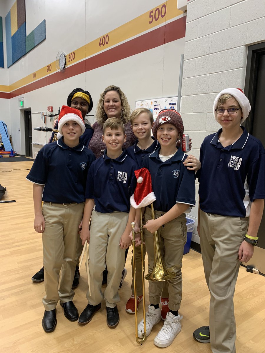 Thanks <a href="/PRT_Huskies/">Prairie Trail</a> for a great holiday band concert. Loved singing along. Had fun seeing some of my old music students. <a href="/CanyonCreekOPS/">Canyon Creek Elementary</a>