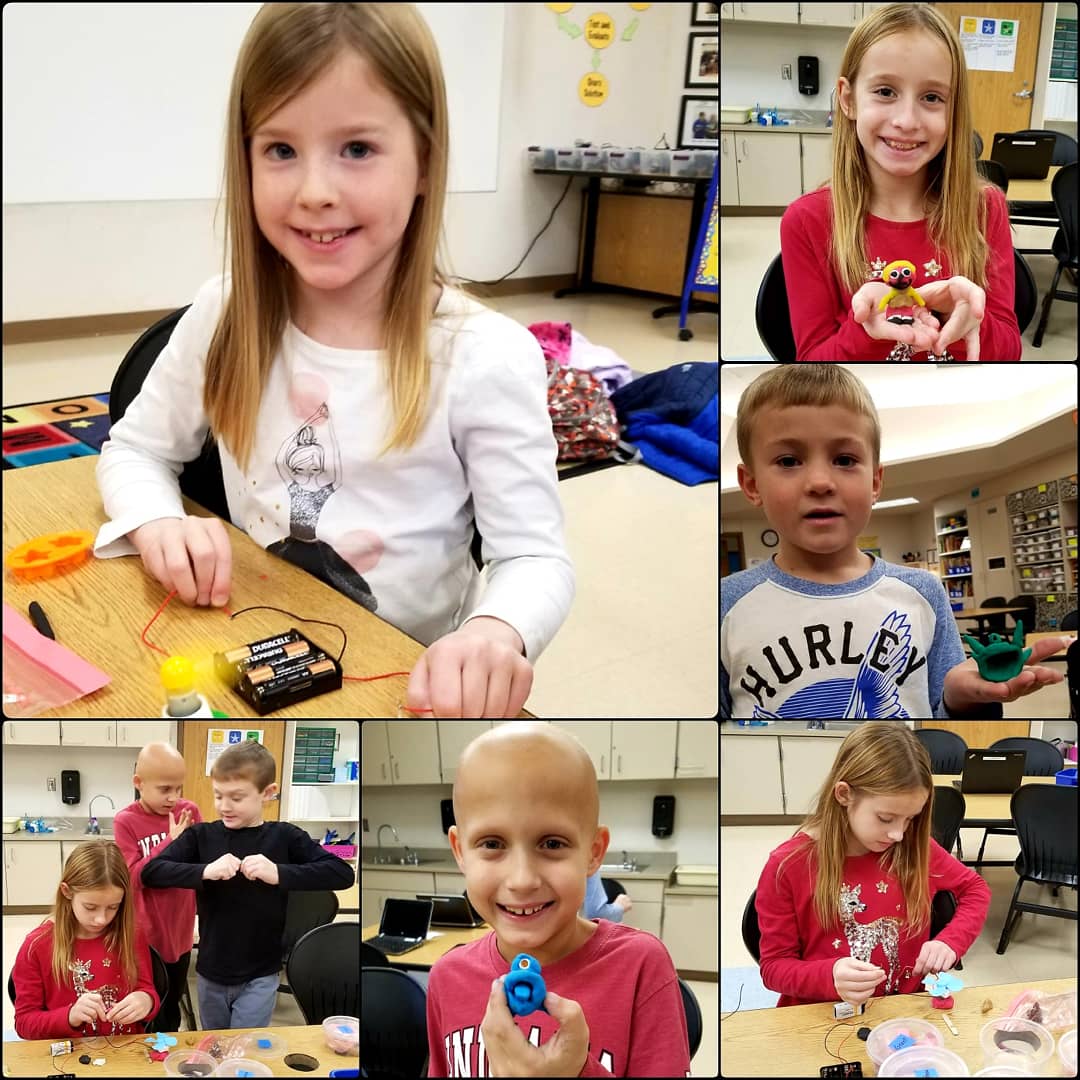 firststartcs's tweet image. Fun afternoon with our friends at Union Elementary working with circuits and coding! #UnionElementary #ZCSEagleRec #codingbasics #circuits #electricity