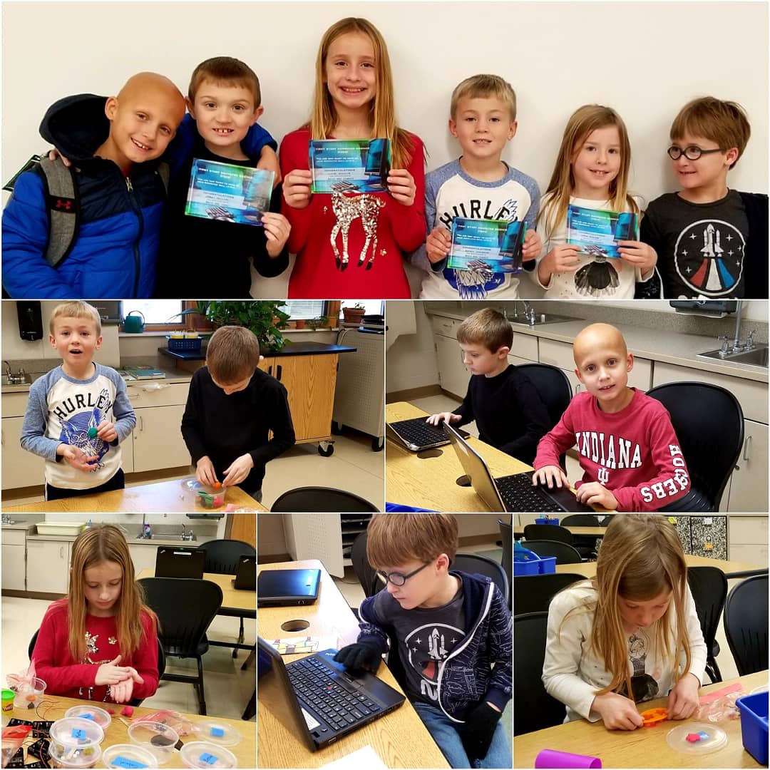 firststartcs's tweet image. Fun afternoon with our friends at Union Elementary working with circuits and coding! #UnionElementary #ZCSEagleRec #codingbasics #circuits #electricity
