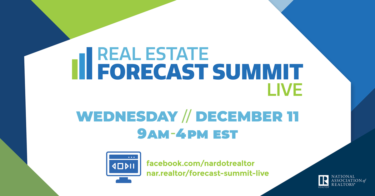 RT nardotrealtor Join NAR's firstever Real Estate Forecast Summit