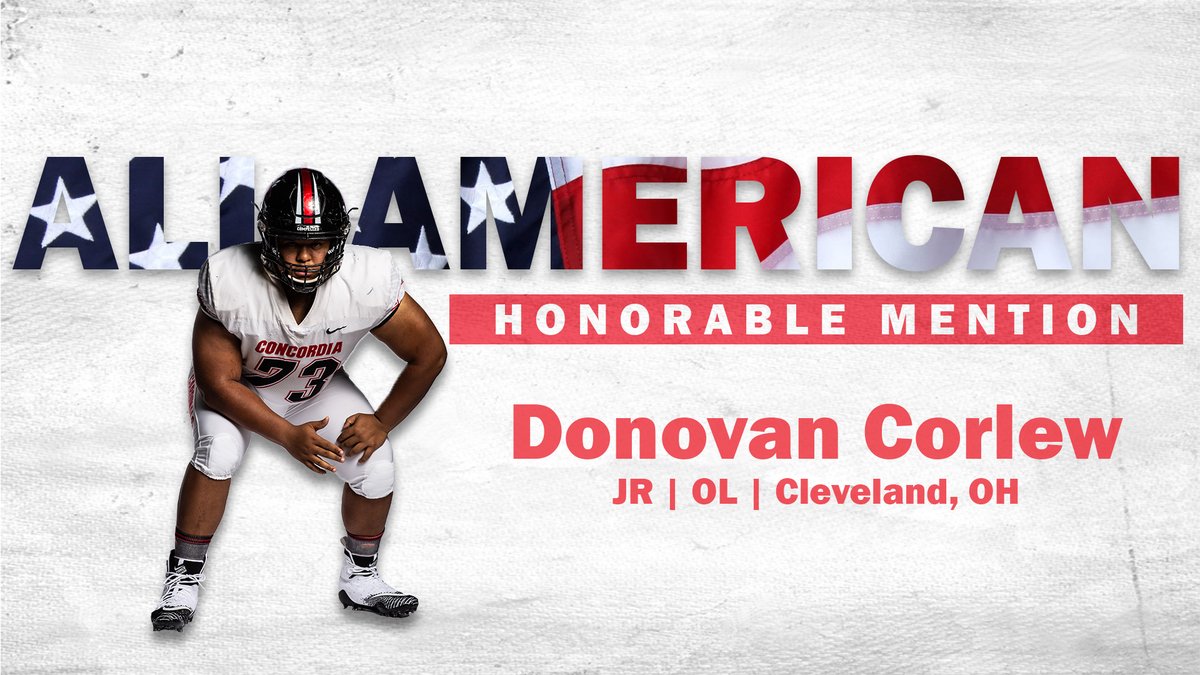 CUAACardinals's tweet photo. 🏈(NEWS)🏈 Donovan Corlew has been named NAIA All-America Honorable Mention

🔗: https://t.co/CSAMPHRjuG https://t.co/CXvyLoxRFI