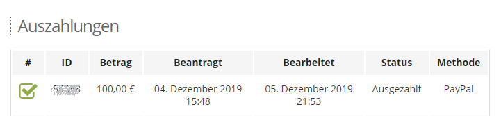 Paidlikes's tweet photo. Wir gratulieren Dennis zu seiner 9. Auszahlung - diesmal in Höhe von 100,00 Euro! Herzlichen Glückwunsch! 👨‍💻💵 https://t.co/tJmaCNmqTv