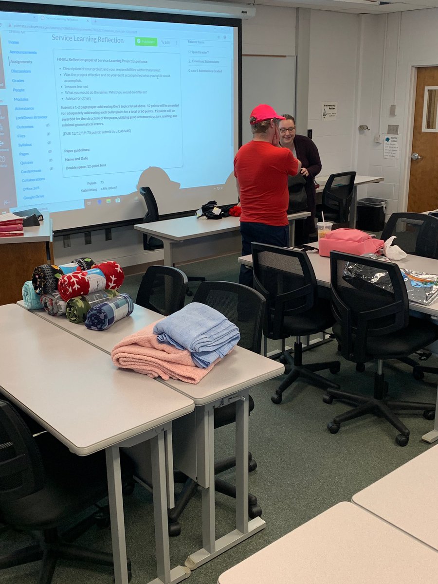 gorillateaching's tweet photo. Dr. Clemensen's LDSP 601 Service Learning students have completed their cold weather clothing drive with great support and many generous donations and are now organizing all of the donations to be put into blessing boxes and delivered to the Lords Diner to be handed out. https://t.co/MpXiK6mevQ