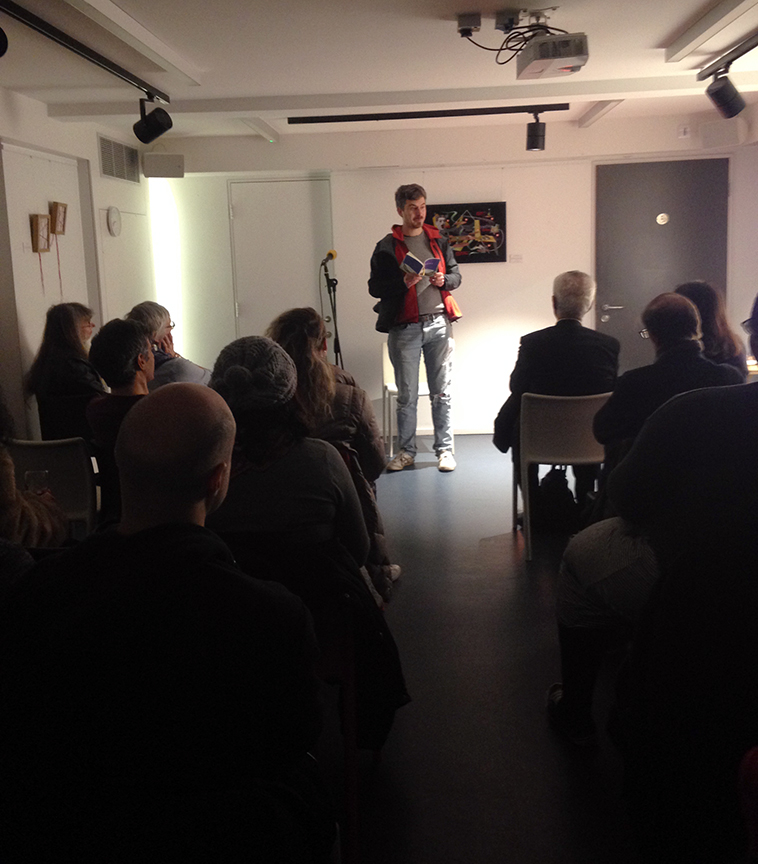 GutsPublishing's tweet image. Adem Ay last night at The Poetry Cafe reading from his nonfiction story 'My Gilly &amp;amp; Me'. Many thanks Adem! #books @AE_Rawson @CathyEdmunds @mistermysterio @Tobsha_Learner @LiamJHogan @carriganak @MollyKMcLellan @ThadRutkowski @shringcy @Sarah_mm_Evans  @writergerry @Barkbat