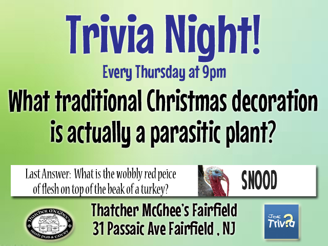 ThatchFairfield's tweet photo. It's Trivia Night!!!  Join us for another fun filled evening of drinking &amp; useless information! https://t.co/1jEAzoiqIw