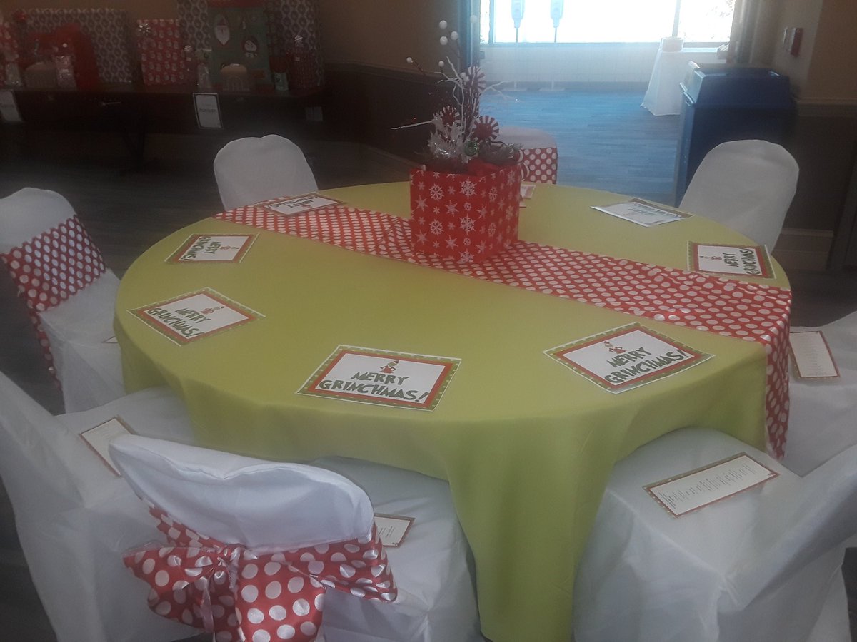 Getting ready for our Annual Holiday Party tonight <a href="/waketechcc/">Wake Tech</a>. A big thank you to all of Santa's Elves who came to assist us with wrapping gifts yesterday! We appreciate you!!! #wtccfoundation