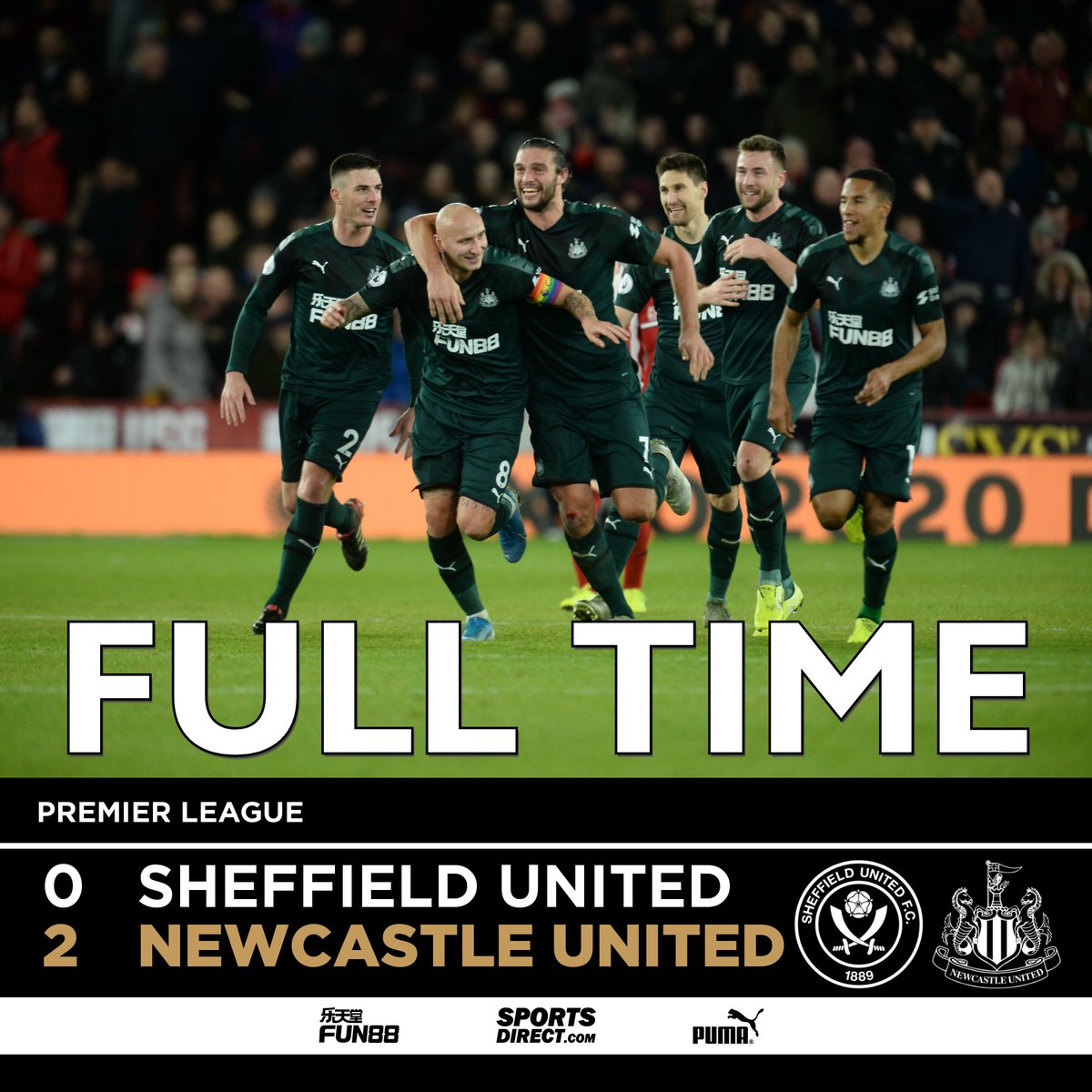 THREE POINTS ARE COMING BACK TO NEWCASTLE! 🙌

#NUFC