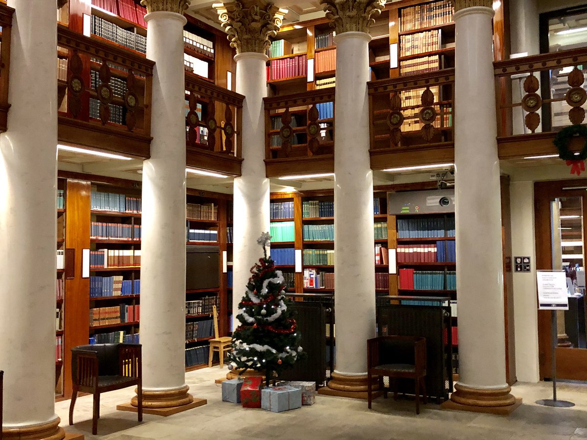 joanna_ball's tweet photo. Last library visit of the week to the @NatLibFi - the oldest and largest academic library in Finland - which functions as an institute within the University of Helsinki. #KBInno https://t.co/EaMtDuikgk