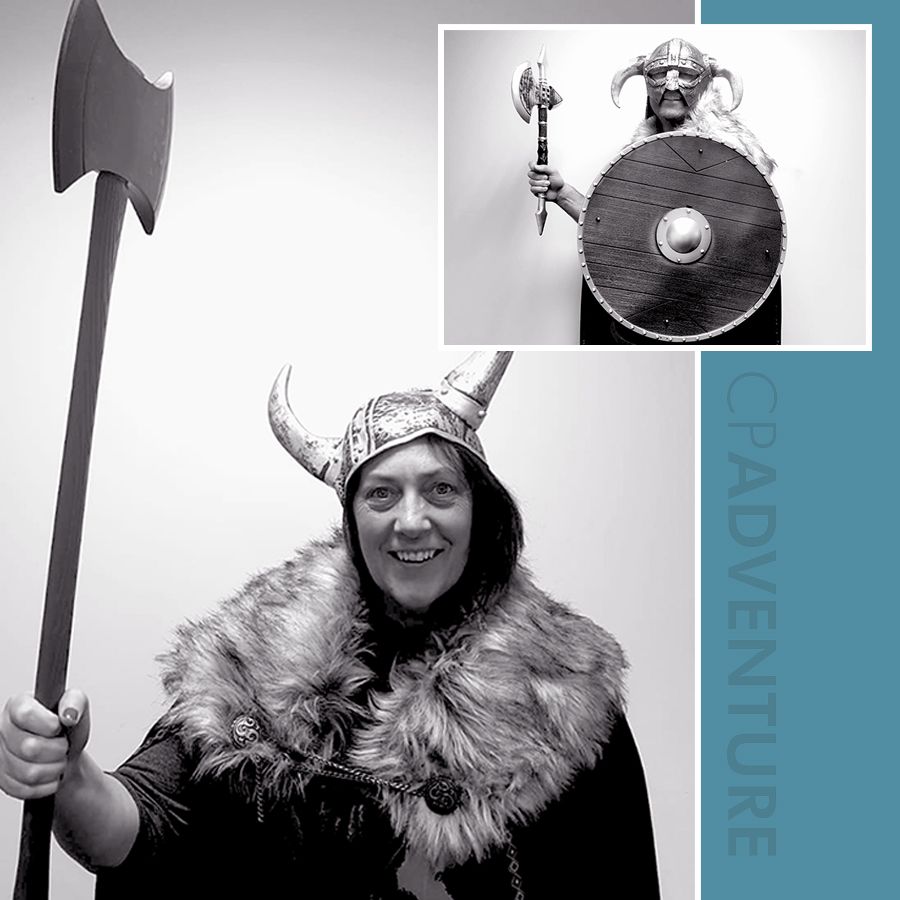 CPAdventureIRL's tweet photo. Our "in house models" hard at work trying out costumes for New Exciting 2020 Packages! #VikingBoats #TeamChallenge #EscapeYourEveryday https://t.co/fUU8eLwTFU