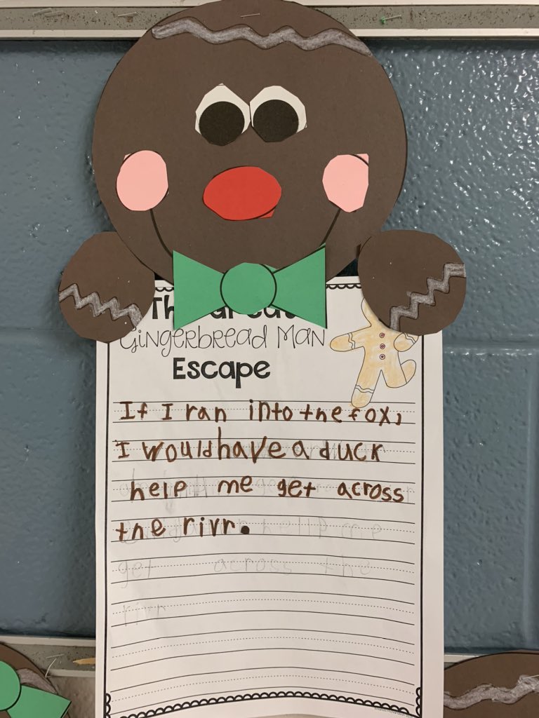 JCPrice331's tweet image. Ways to escape! These kinder kiddos were challenged to think of ways to help the gingerbread man cross the river! @FairOaksRanchES