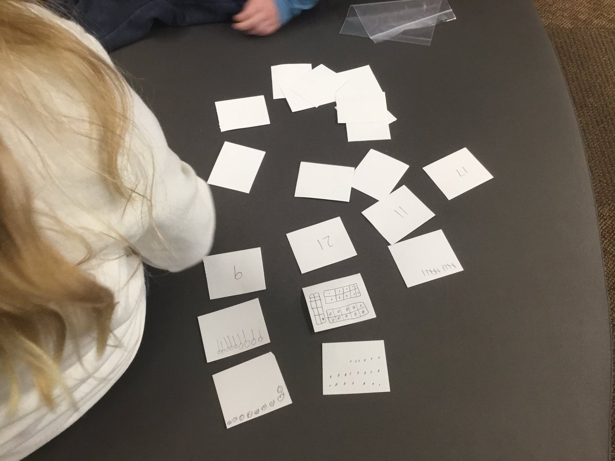 mrberlingsclass's tweet photo. 5th graders working as mentors and tutors weekly in math class. Showing multiple ways to represent numbers! https://t.co/lyL7ooNnCI