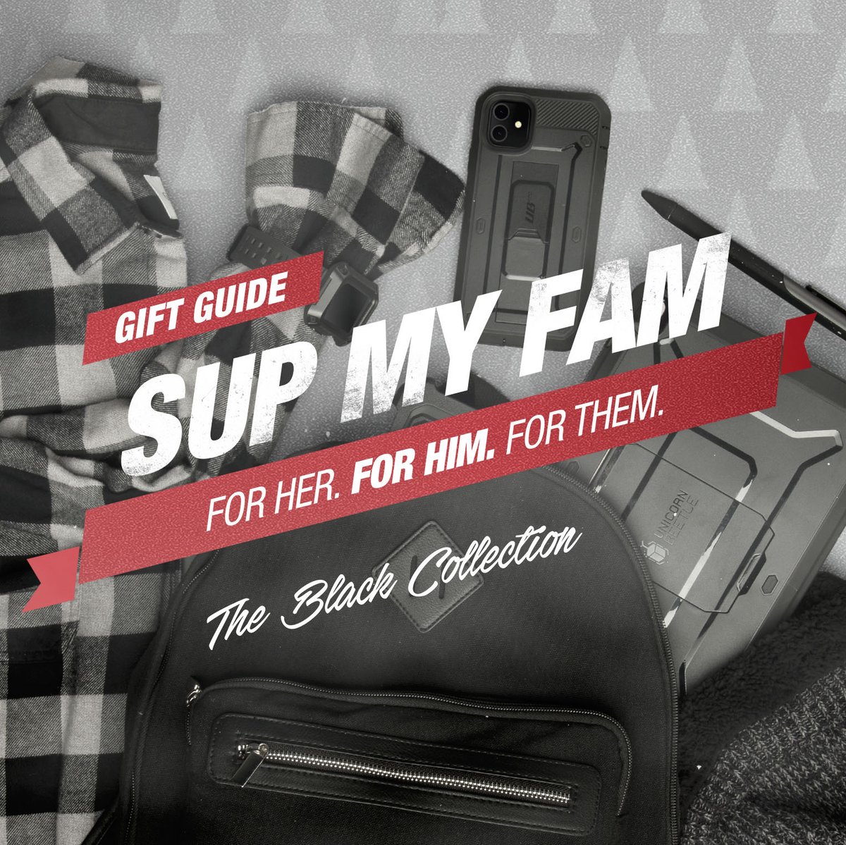supcase_atl's tweet photo. Not sure what to get your loved ones this #holiday season? Check out our #SupMyFam Gift Guide for cool ideas and stocking stuffers!

Buy 1 get 𝟏𝟎% 𝐎𝐅𝐅, buy 2 get 𝟐𝟎% 𝐎𝐅𝐅, or buy 3 and get 𝟑𝟎% 𝐎𝐅𝐅 only at https://t.co/m0U2g11HwI #christmas #gift #guide #shopping https://t.co/A23VU1iQfI