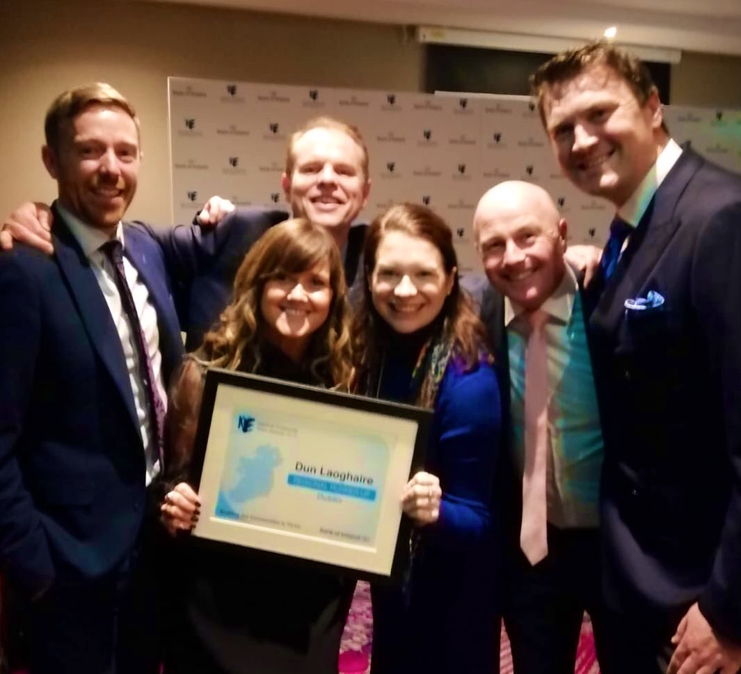 LorraineHallFG's tweet photo. Absolutely delighted that #DunLaoghaireTown won Regional runner up at the @bankofireland national enterprise town awards. All the hard work has paid off. @EoinKCostello @JoannHosey @HoeyGill @DunLaoghaireTn @mitchelloconnor @DLR_Chamber https://t.co/xvUZG9bJwN
