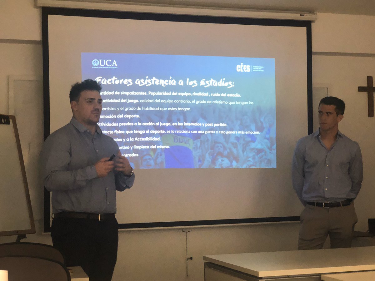 RafaelTrevisan1's tweet photo. #UCAFIFACIES Programa de Derecho y Managment del Deporte, defensa de los trabajos finales, Edición 2019 ⚽️, #(1) Esports Desafio en la Gestión Deportiva, ⚽️# (2) Match Day @sportCIES @DerechoUCA https://t.co/4xLlq7k3vK