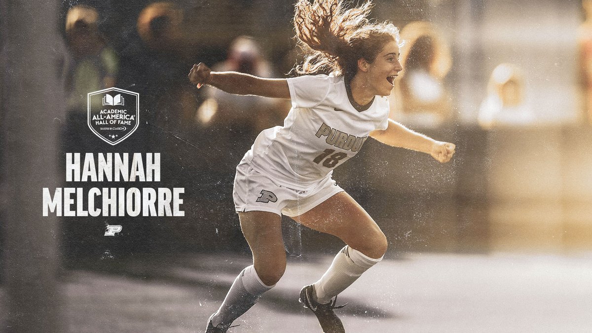 Purdue Soccer (@purduesoccer) on Twitter photo Congratulations to Hannah Melchiorre, who has been named the 2nd Academic All-America honoree in program history by <a href="/CoSIDAnews/">College Sports Communicators</a>! ๐
๐ฐโก๏ธ boile.rs/2PkGDRM
#BoilerUp๐ Congratulations to Hannah Melchiorre, who has been named the 2nd Academic All-America honoree in program history by <a href="/CoSIDAnews/">College Sports Communicators</a>! ๐
๐ฐโก๏ธ boile.rs/2PkGDRM
#BoilerUp๐