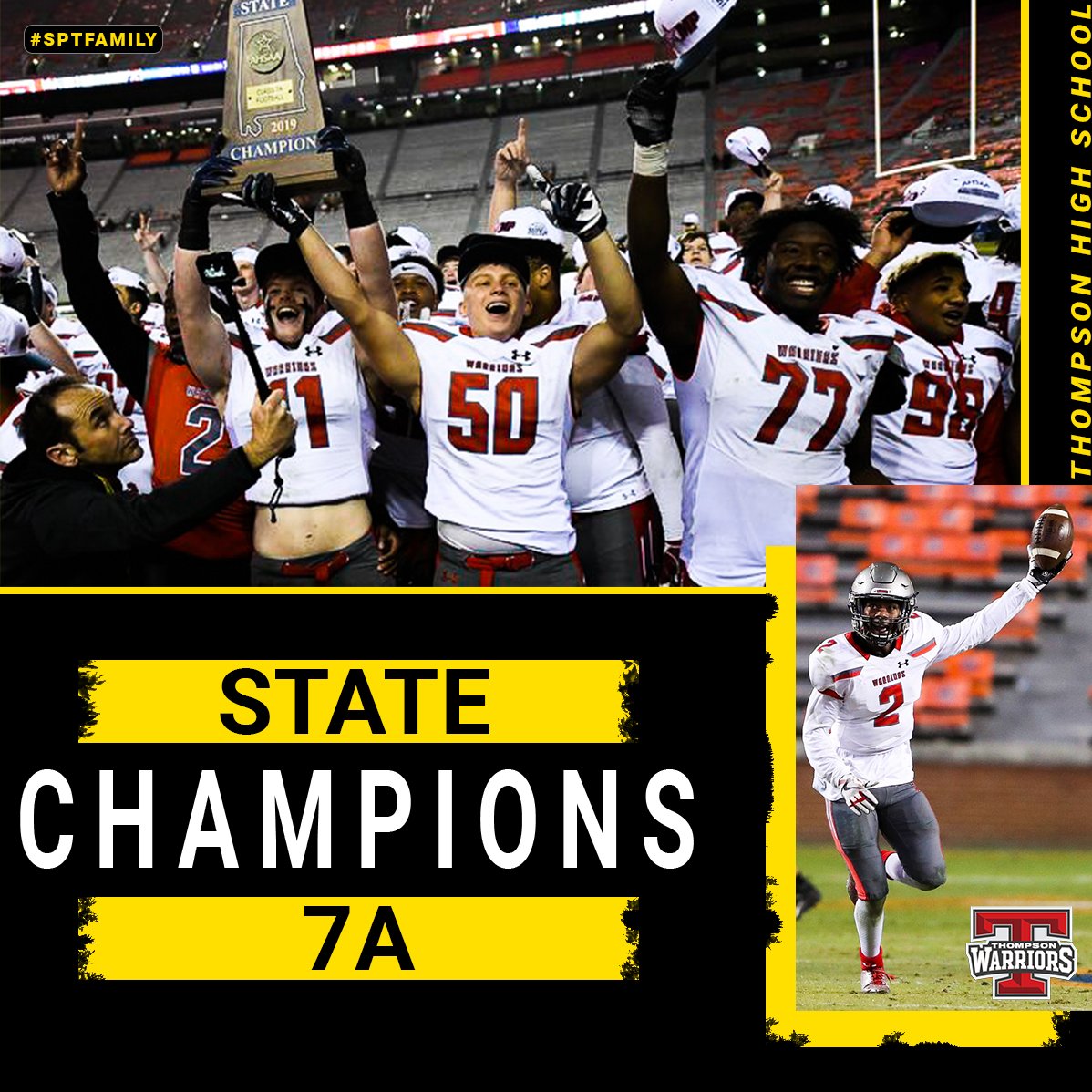 usa_spt's tweet photo. Congratulations @WARRIORNATION20  on an incredible season! You guys played your hearts out and left your mark on history 🏆🏈📜#OUTWORKEMALL #SPTFamily https://t.co/eoiFiRngS2