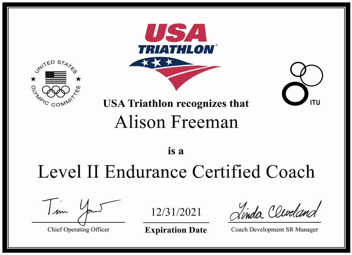 D3_Multisport's tweet photo. Super proud of @tricoachalison for achieving her @usatriathlon Level IIE coaching credentials! (side note, Alison also made the final cut of the @CertifiedPiedmontese commercial! watch it here: https://t.co/rHoLaocAzH)
#D3Coach #D3Powered https://t.co/uVedgnUfXq