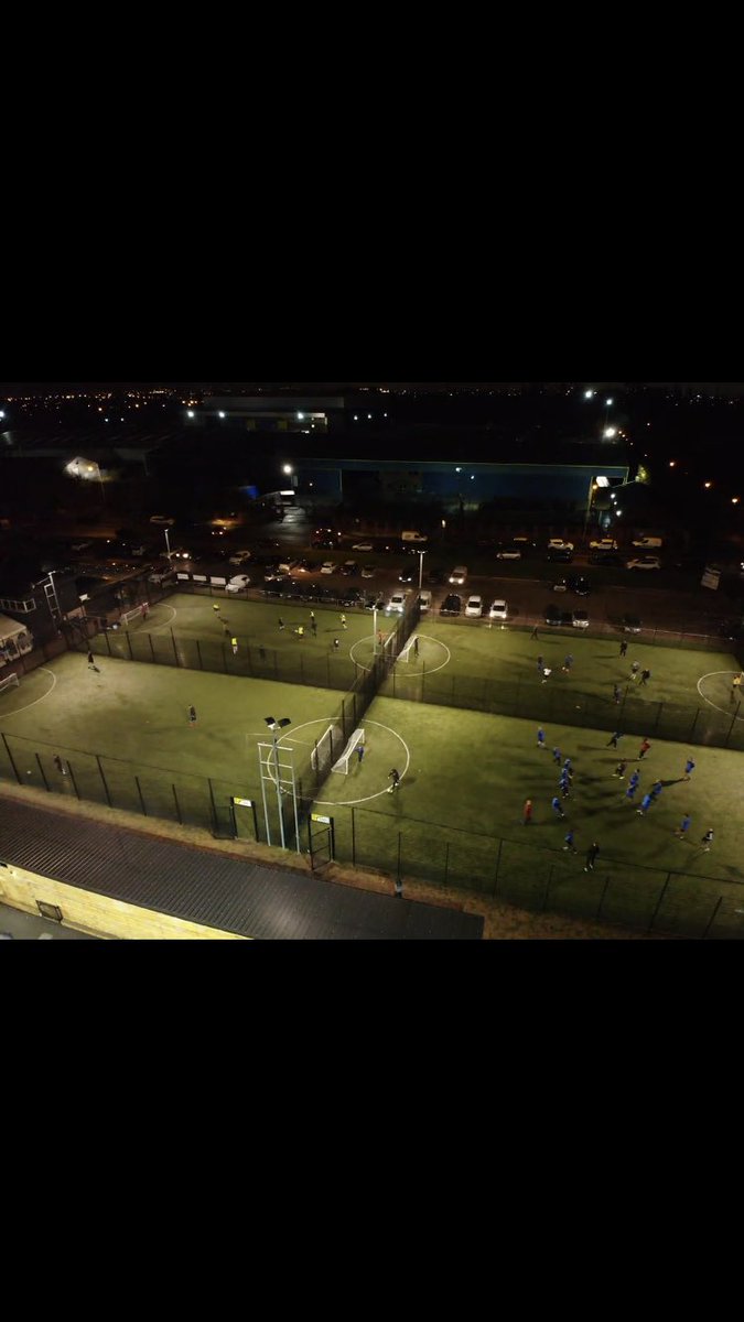 SportingKhalsa's tweet photo. Some aerial shots of @BCPHub taken this evening with Khalsa training on the main stadia 
pitch plus the small sided courts https://t.co/LFT6iUbUAC