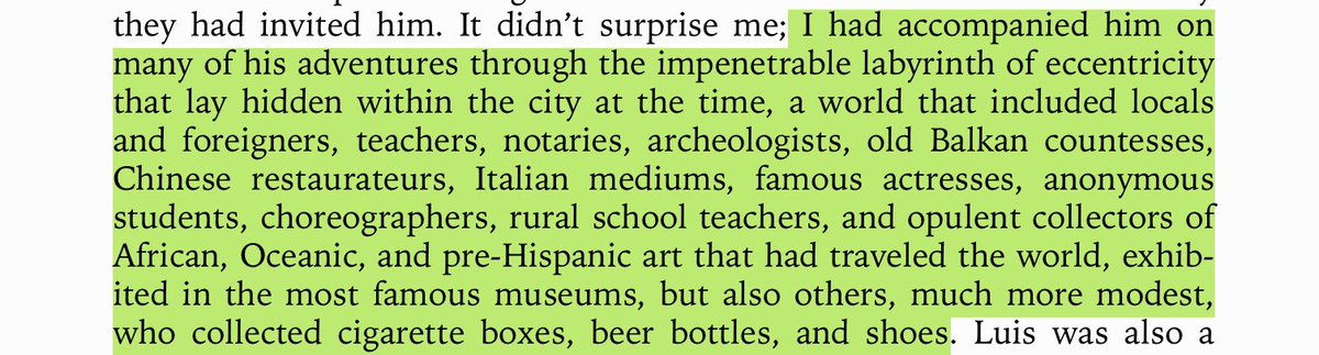 An exquisite view of a city in one sentence ❤️❤️

From ‘ Art Of Flight’, Sergio Pitol 

#booktwitter #sergiopitol #artofflight #reminiscingthereads
