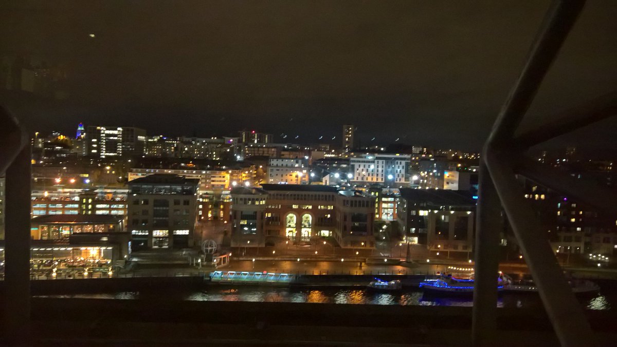 Smartiesproject's tweet photo. @balticgateshead Further views of the #RENKEI dinner including from outside on a windy night in the northeast. https://t.co/PXMOI7yqXV