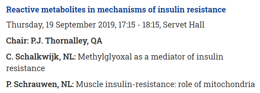 Tims_Pants's tweet photo. @georgieclairep @grumpy_pumper Just playing devil's advocate here, but how would that work in sessions like these from #EASD2019? #IDF2019 https://t.co/kluQXP09d6