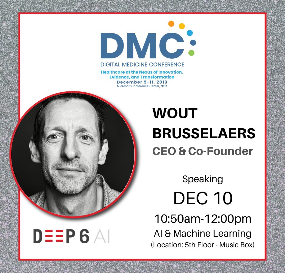 I'm headed to the NODE Digital Medicine Conference in New York to give a talk about AI and machine learning in healthcare next week. My session is on Tuesday, December 10th at 10:50am so if you're headed to the conference I'd love to have you attend:

bit.ly/2rX1EKs