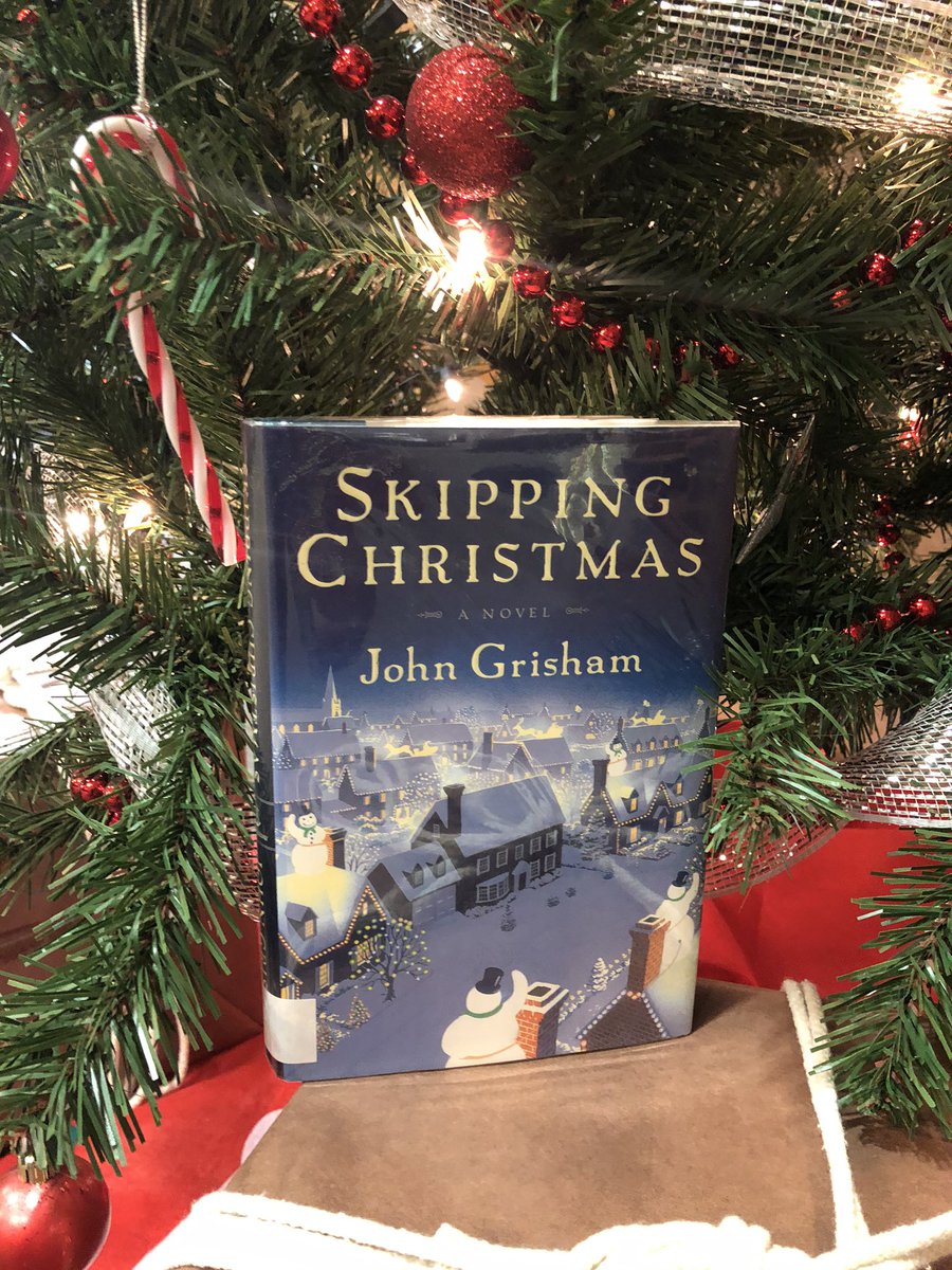 CobbBookcobbler's tweet photo. Day 2: My favorite Christmas novel is Skipping Christmas by John Grisham. The Kranks decide they are not going to participate in any merrymaking 🎄 this Christmas and take a Caribbean Cruise 🛳. @WandoHS_Media @VOCALCCSD #TL12daysoftwitter https://t.co/8q5NTGjM3L