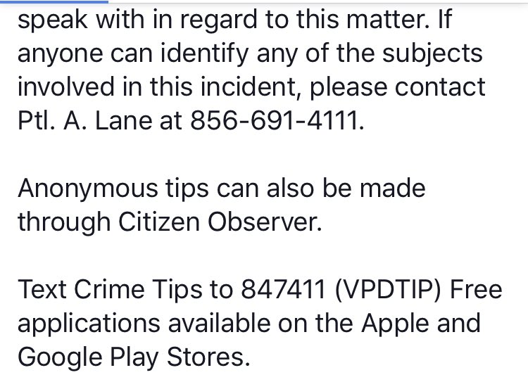 A senior citizen Walmart worker,64 years old, at Vineland, Cumberland County,Walmart Sunday on Landis Avenue was punched repeatedly in his face by this guy police estimate a lot bigger and in his 20s, just because the worker “was looking at him.”  Police hope to ID  <a href="/FOX29philly/">FOX 29</a>