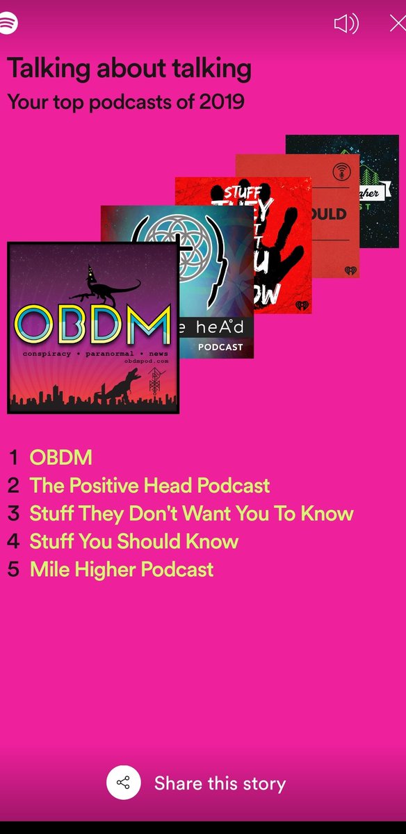 Biannnnnnnnca's tweet photo. If you're looking for a great podcast, @obdmpod is what you need in your life! My #1 podcast I listened too this year!
#obdm #poscast #conspiracy #aliens #ufo #obdmpod Go follow them! https://t.co/Hvz0Min2tC